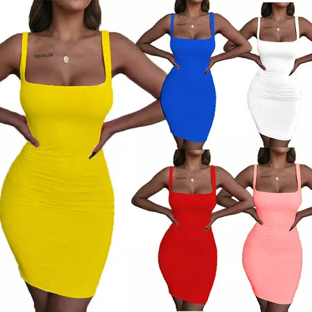 Mulheres vestido de verão para mulheres sexy magro casual vestidos de festa vestido de verão sexy senhora do escritório elegante mini bodycon vestido