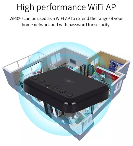 Receptor de áudio sem fio, wi-fi, para airplay, spotify, dlna, nas, stream de som, bluetooth 5.0, adaptador óptico de caixa de música, wr320