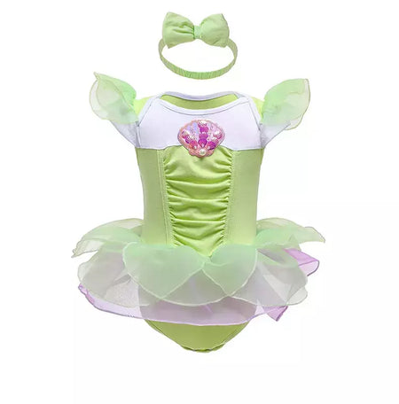 Baby Romper TUTU Vestido Com Headband Infantil Baby Princess Girl Roupas Tamanho 3-18M Cute Design Baby Dress Party Trajes