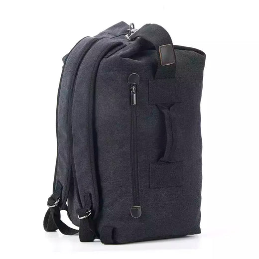 Mochila de Viagem de Grande Capacidade Mochila Mochila de Montanhismo Bagagem Masculina Canvas Bucket Shoulder Bags for Boys, Men Backpacks