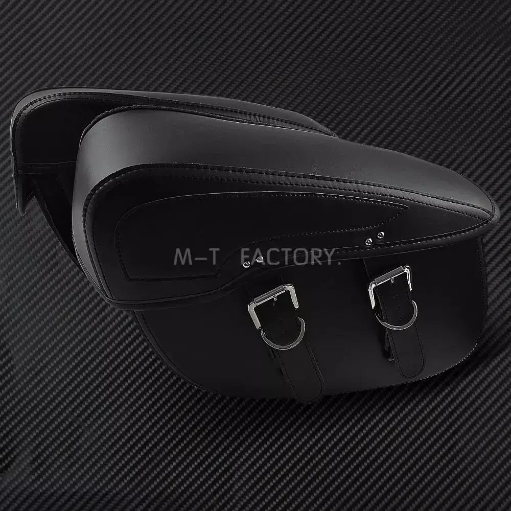 2 alforjes de couro para motocicleta, bolsa lateral para bagagem ao ar livre para harley sportster xl 883 xl 1200 touring dyna softail fl