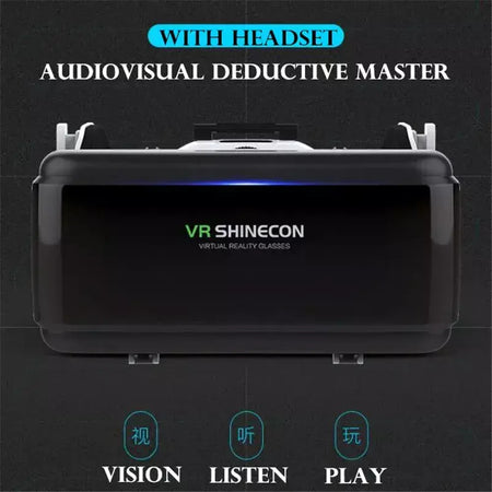 Óculos vr originais de realidade virtual vr vlogame google caixa de papelão fone de ouvido capacete relógio vídeos 3d para smartphone, balancim sem fio