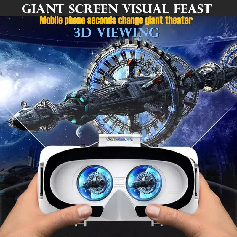 Óculos vr originais de realidade virtual vr vlogame google caixa de papelão fone de ouvido capacete relógio vídeos 3d para smartphone, balancim sem fio