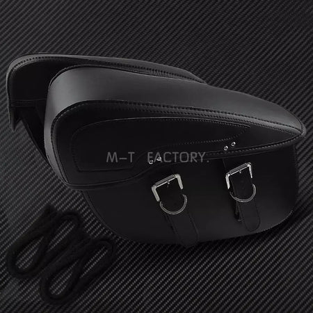 2 alforjes de couro para motocicleta, bolsa lateral para bagagem ao ar livre para harley sportster xl 883 xl 1200 touring dyna softail fl