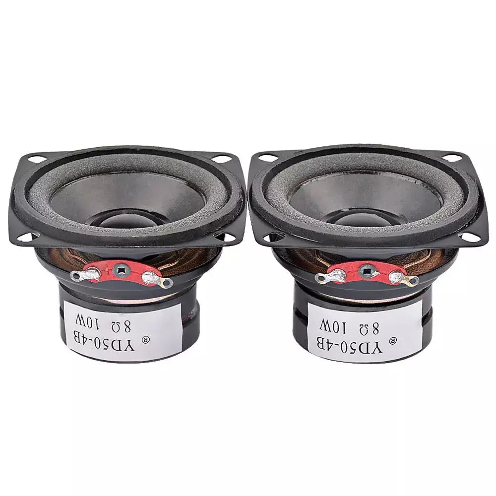 Aiyima 2 pçs 2 Polegada alto-falante de áudio portátil 4 ohm 8 ohm 10w mini alto-falante de som de gama completa diy alto-falante multimídia home theater