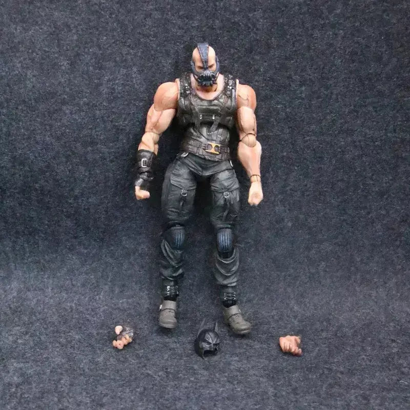 PLAY ARTS 26cm O Cavaleiro das Trevas Personagem Bane no Filme Batman Action Figure Modelo Brinquedos