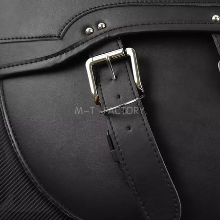 2 alforjes de couro para motocicleta, bolsa lateral para bagagem ao ar livre para harley sportster xl 883 xl 1200 touring dyna softail fl