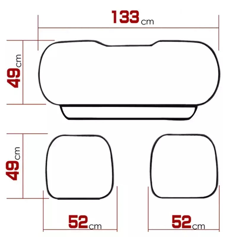 Capas universais de couro para assento de carro, interior de automóveis, capa de assento, almofada, protetor de cadeira, acessórios