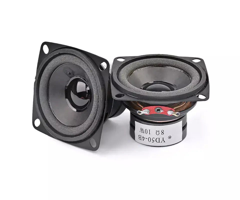 Aiyima 2 pçs 2 Polegada alto-falante de áudio portátil 4 ohm 8 ohm 10w mini alto-falante de som de gama completa diy alto-falante multimídia home theater