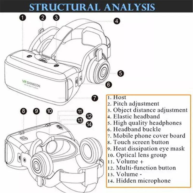 Óculos vr originais de realidade virtual vr vlogame google caixa de papelão fone de ouvido capacete relógio vídeos 3d para smartphone, balancim sem fio