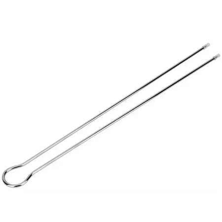 Conjunto de espetos de kebab para churrasco duplo, 6/peças em aço inoxidável, espetos de metal para grelhar, varas para piquenique, acampamento, ferramentas de churrasco