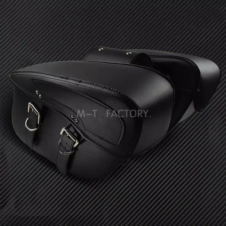 2 alforjes de couro para motocicleta, bolsa lateral para bagagem ao ar livre para harley sportster xl 883 xl 1200 touring dyna softail fl