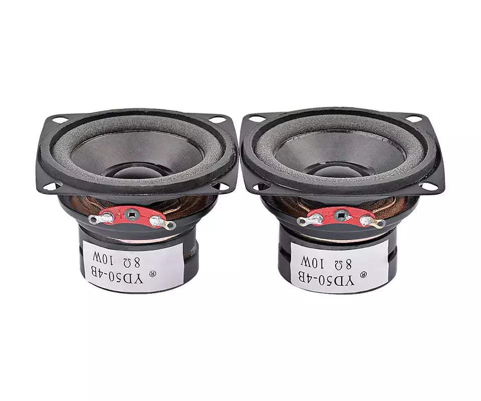 Aiyima 2 pçs 2 Polegada alto-falante de áudio portátil 4 ohm 8 ohm 10w mini alto-falante de som de gama completa diy alto-falante multimídia home theater
