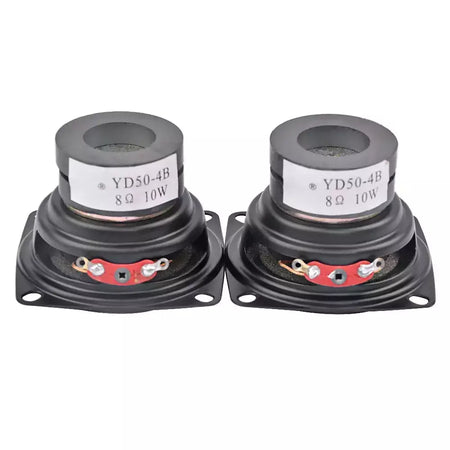 Aiyima 2 pçs 2 Polegada alto-falante de áudio portátil 4 ohm 8 ohm 10w mini alto-falante de som de gama completa diy alto-falante multimídia home theater