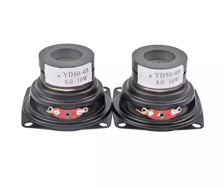 Aiyima 2 pçs 2 Polegada alto-falante de áudio portátil 4 ohm 8 ohm 10w mini alto-falante de som de gama completa diy alto-falante multimídia home theater