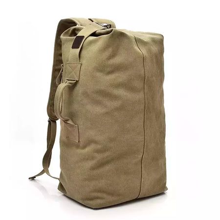 Mochila de Viagem de Grande Capacidade Mochila Mochila de Montanhismo Bagagem Masculina Canvas Bucket Shoulder Bags for Boys, Men Backpacks