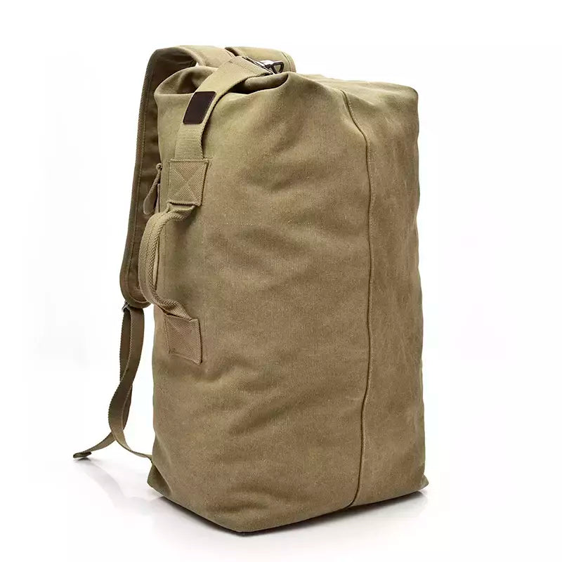 Mochila de Viagem de Grande Capacidade Mochila Mochila de Montanhismo Bagagem Masculina Canvas Bucket Shoulder Bags for Boys, Men Backpacks