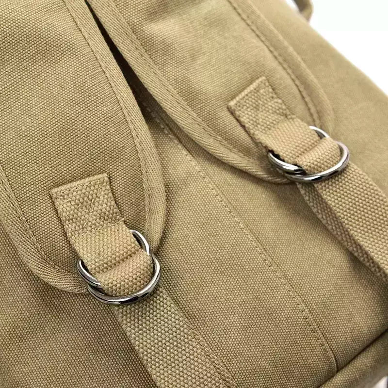 Mochila de Viagem de Grande Capacidade Mochila Mochila de Montanhismo Bagagem Masculina Canvas Bucket Shoulder Bags for Boys, Men Backpacks