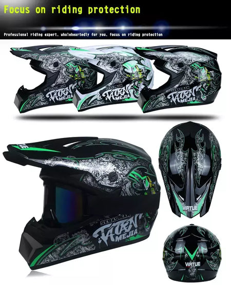 Capacete de segurança para motocross, casco para motocross, bicicleta, downhill, atv, cross, criança, motocicleta, dot abs, 1kg, unissex