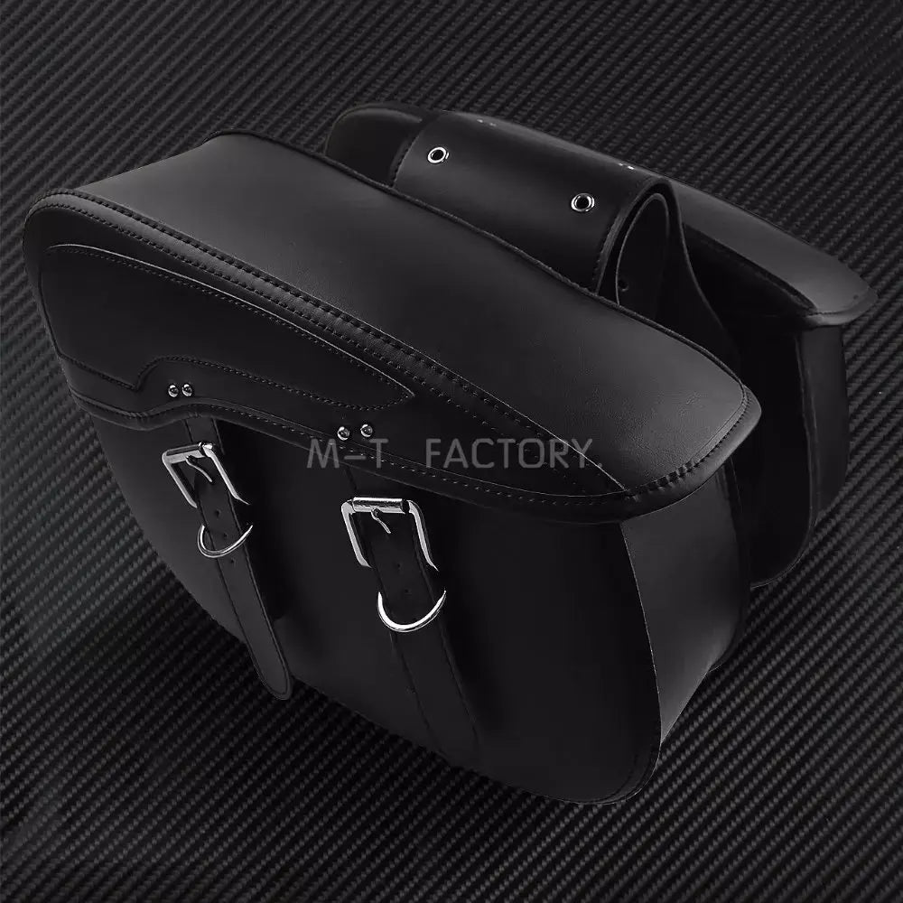 2 alforjes de couro para motocicleta, bolsa lateral para bagagem ao ar livre para harley sportster xl 883 xl 1200 touring dyna softail fl