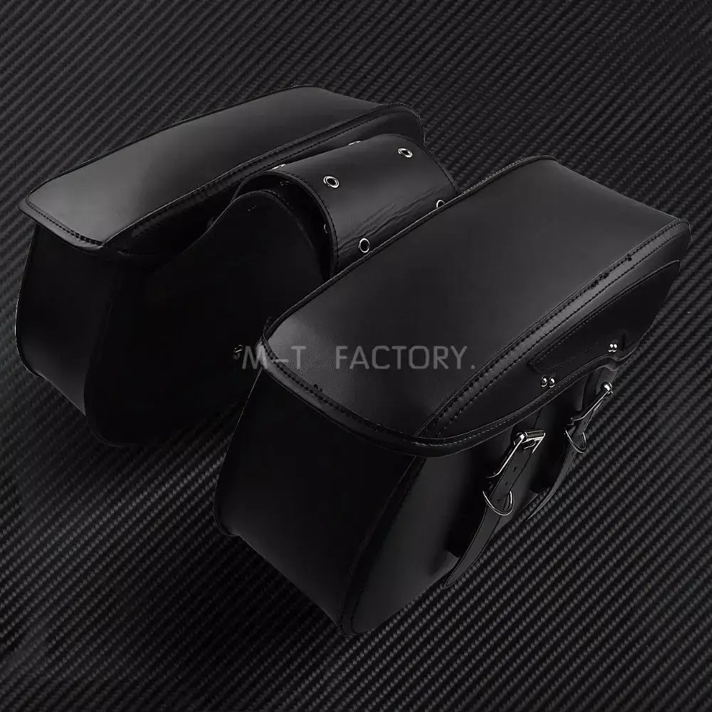 2 alforjes de couro para motocicleta, bolsa lateral para bagagem ao ar livre para harley sportster xl 883 xl 1200 touring dyna softail fl