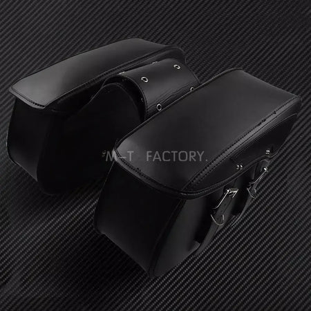 2 alforjes de couro para motocicleta, bolsa lateral para bagagem ao ar livre para harley sportster xl 883 xl 1200 touring dyna softail fl