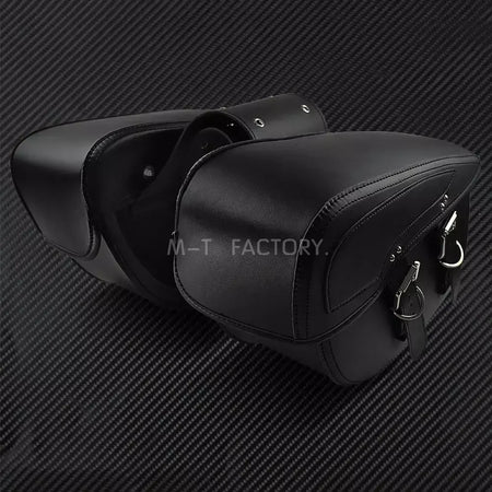 2 alforjes de couro para motocicleta, bolsa lateral para bagagem ao ar livre para harley sportster xl 883 xl 1200 touring dyna softail fl