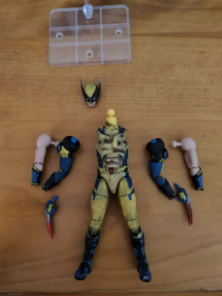 Em estoque manipula estúdio 1/12 wolverine braços substituíveis modelo acessório apto para ml lobo tio hugh jackman figura de ação decorações