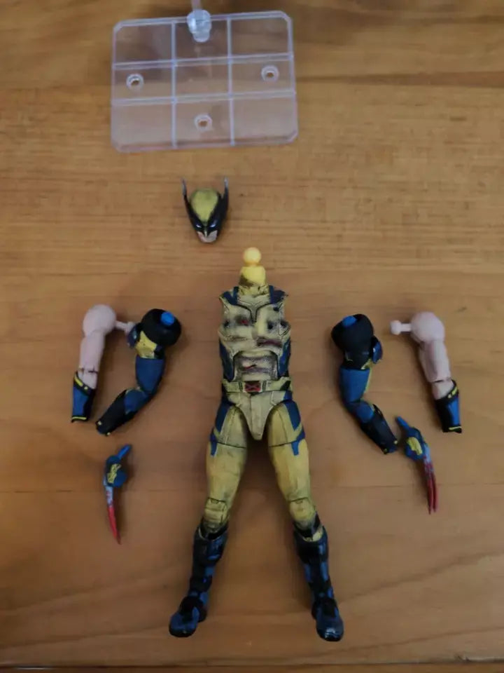 Em estoque manipula estúdio 1/12 wolverine braços substituíveis modelo acessório apto para ml lobo tio hugh jackman figura de ação decorações