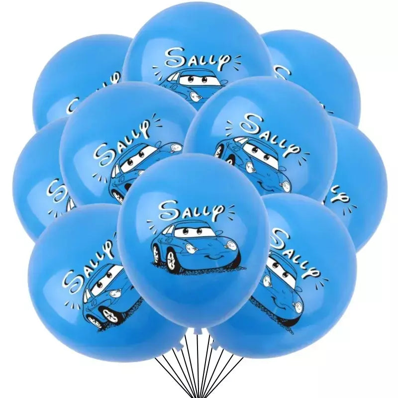 10/20 pçs carros 12 polegada balão de látex relâmpago mcqueen mater balões decorações kit para aniversário chá de fraldas festa suppli