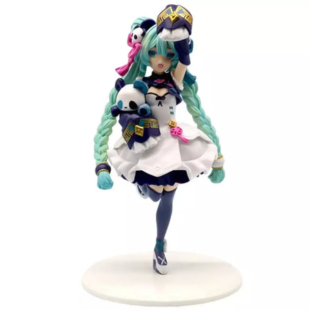 20cm anime hatsune miku x cinnamoroll figura anime periférico modelos colecionáveis decorações decorativas crianças presente kawaii