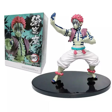 Anime figura demônio slayer figuras kimetsu não yaiba boneca tanjiro nezuko zenitsu estatueta inosuke guerreiro figura de ação modelo brinquedos