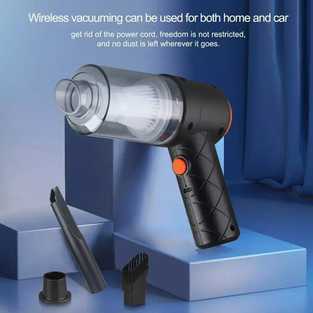 Aspirador de carro sem fio, sem fio, robô de limpeza portátil, aspiradores automáticos, sucção forte, 6000Pa