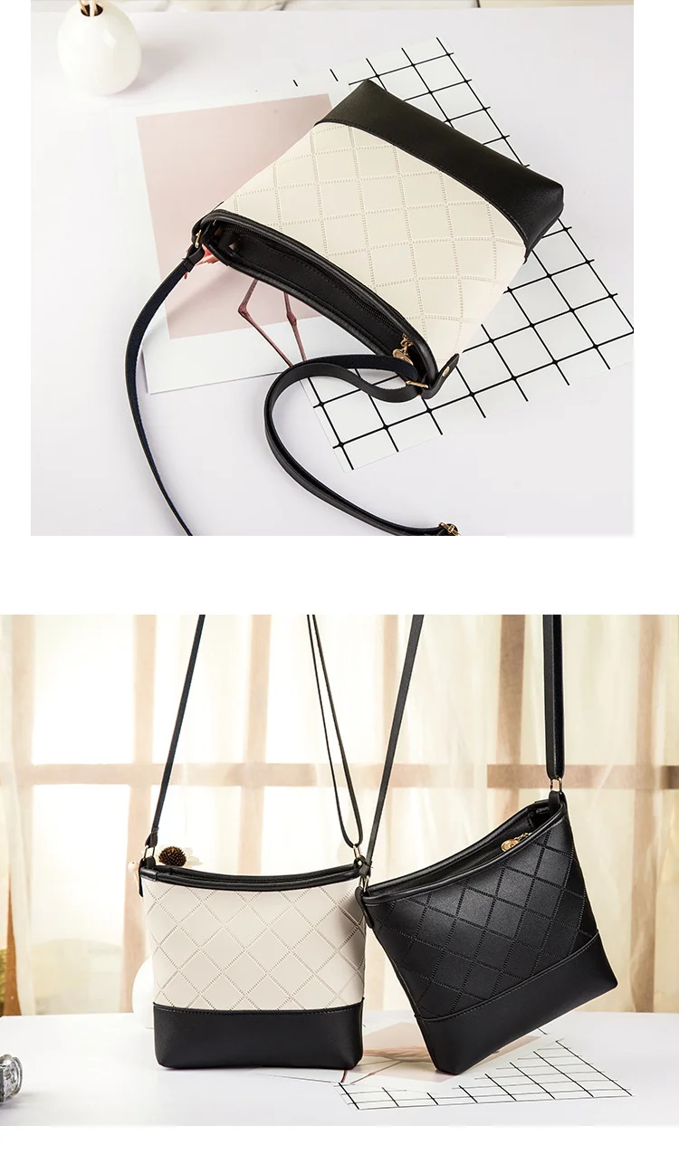 Bolsa de ombro única padrão floral para mulheres, Bolsa de balde pequena, Superfície macia, Material PU, Bolsa Crossbody elegante para senhoras