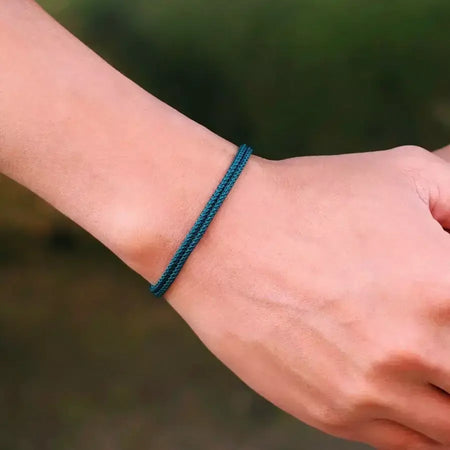 Novo artesanal pulseira de corda de natal unissex ajustável corda fina braslet amizade jóias casuais acessórios versáteis jooias