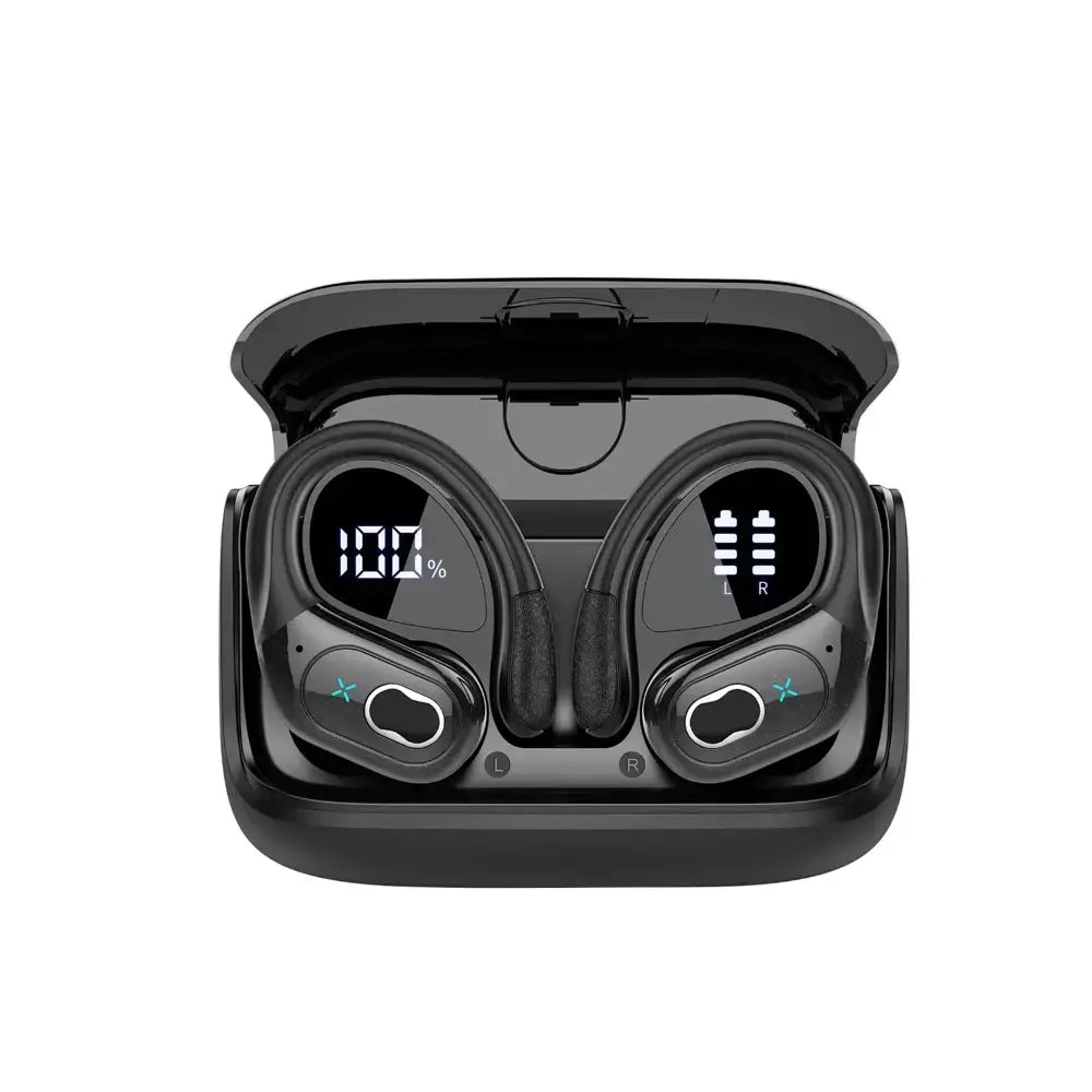 Fones de ouvido sem fio em fones de ouvido bluetooth 5.4 alta fidelidade baixo sem fio led toque mãos-livres cancelamento de ruído