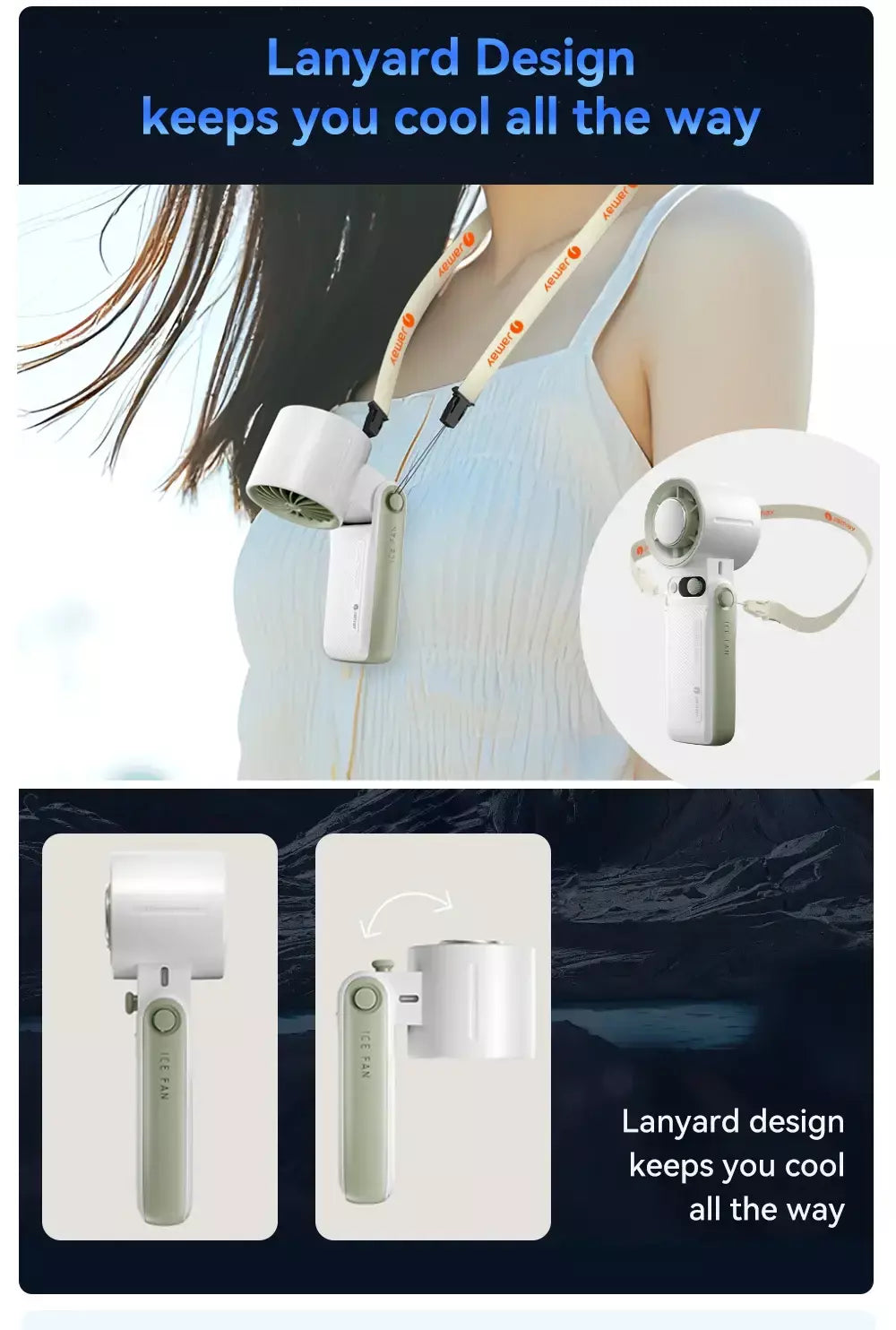 Novo ventilador portátil ao ar livre vento forte 199 engrenagem velocidade do vento led display digital turbo ajustável portátil portátil 8000mah