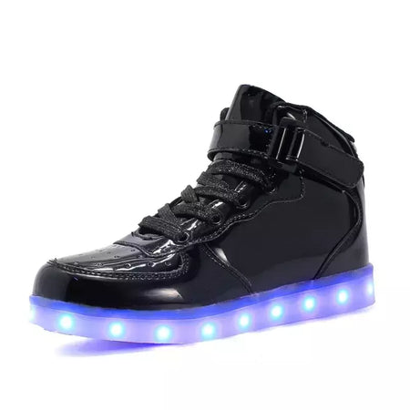 Tamanho 25-46 led sapatos com luzes brilhantes led chinelos para crianças & adulto feminino tenis para crianças meninos meninas sapatilhas luminosas