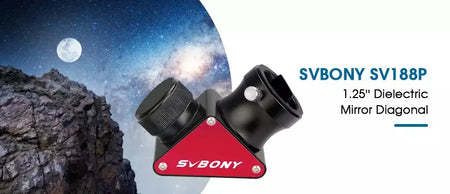 SVBONY SV188P Telescópio 1,25'' 90 graus Espelho dielétrico Diagonal 99% Refletividade Revestimentos dielétricos