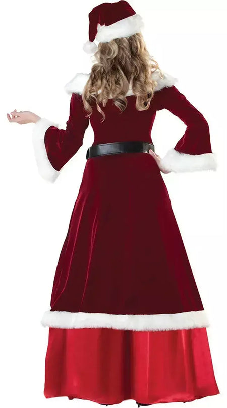 Traje de papai noel feminino masculino vestido de elfo de natal unissex roupa de festa adulto terno de natal desempenho de palco festivo role play wear
