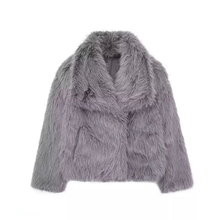 TRAF-Jaqueta feminina de tecido de lantejoulas de metal, casaco solto, gola alta, manga comprida, outerwear feminino chique, outono, inverno, 2023
