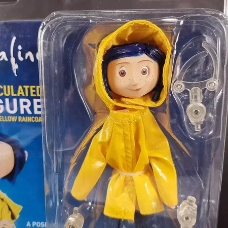 Disney coraline & the secret door filme figura de ação rotação conjunta modelo desktop ornamentos brinquedo crianças presente aniversário