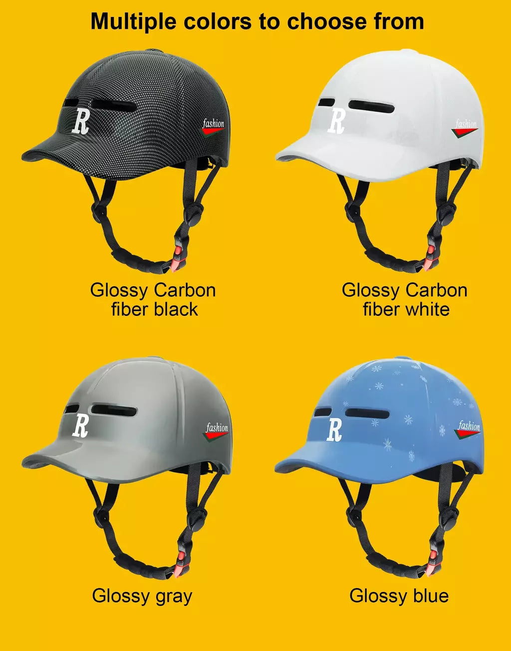 GUDOOK Capacetes de Bicicleta Novo Boné de Beisebol Boné de Pico Capacete de Bicicleta para Adultos Mountain Road Capacetes de Bicicleta Tamanho Ajustável Ciclismo