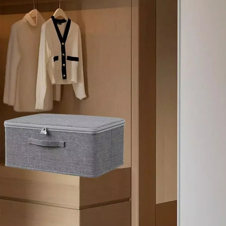 Nova caixa com fechadura organizador de roupas com bloqueio de senha calças camisola em camadas armários de armazenamento jeans organizadores de armazenamento de privacidade