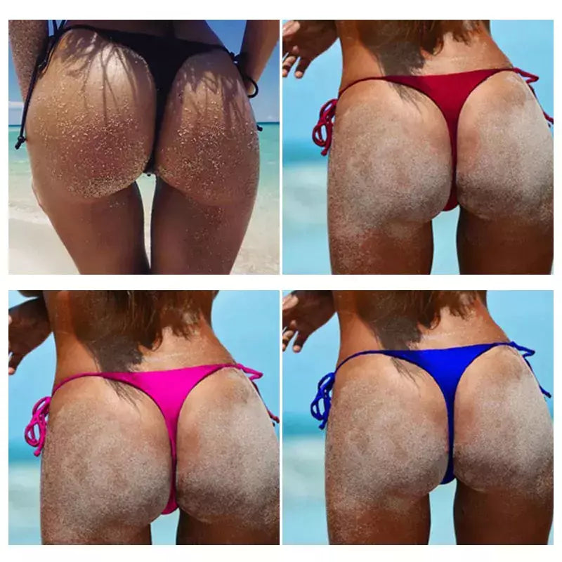 Mini micro sexy roupa de banho feminina biquíni brasil bunda meninas sexo feminino biquinis rendas shorts esportivos tanga brasileira calções de banho