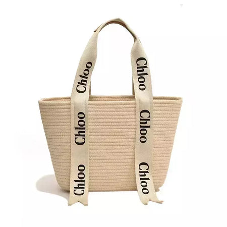 Cesta Vegetal Tecida à Mão para Mulheres, Sacola De Palha, Designer Bags, Designer Bags, Bolsas De Praia, Férias, Beira-mar, Verão
