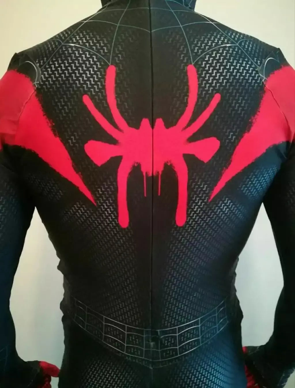 Mais novo anime spiderman milhas morales cosplay traje 3d impressão no verso super-herói halloween zentai bodysuit para adulto