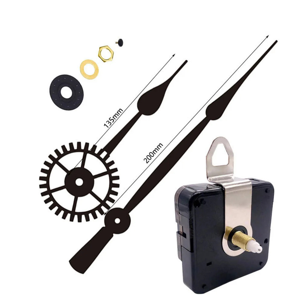 Mecanismo de relógio de parede, peças do mecanismo de movimento de parede, estilo simples, movimento para reparo, relógio diy, substituição de quartzo