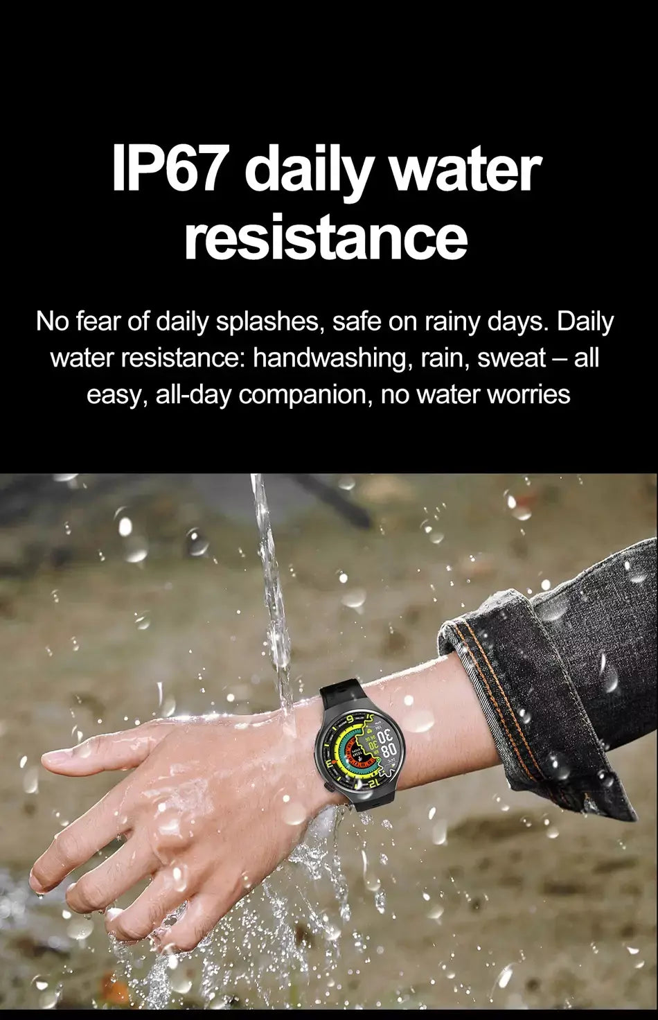 Novo relógio inteligente masculino tela de toque completa bússola bluetooth chamada lanterna esportes atividade fitness freqüência cardíaca à prova dwaterproof água smartwatch