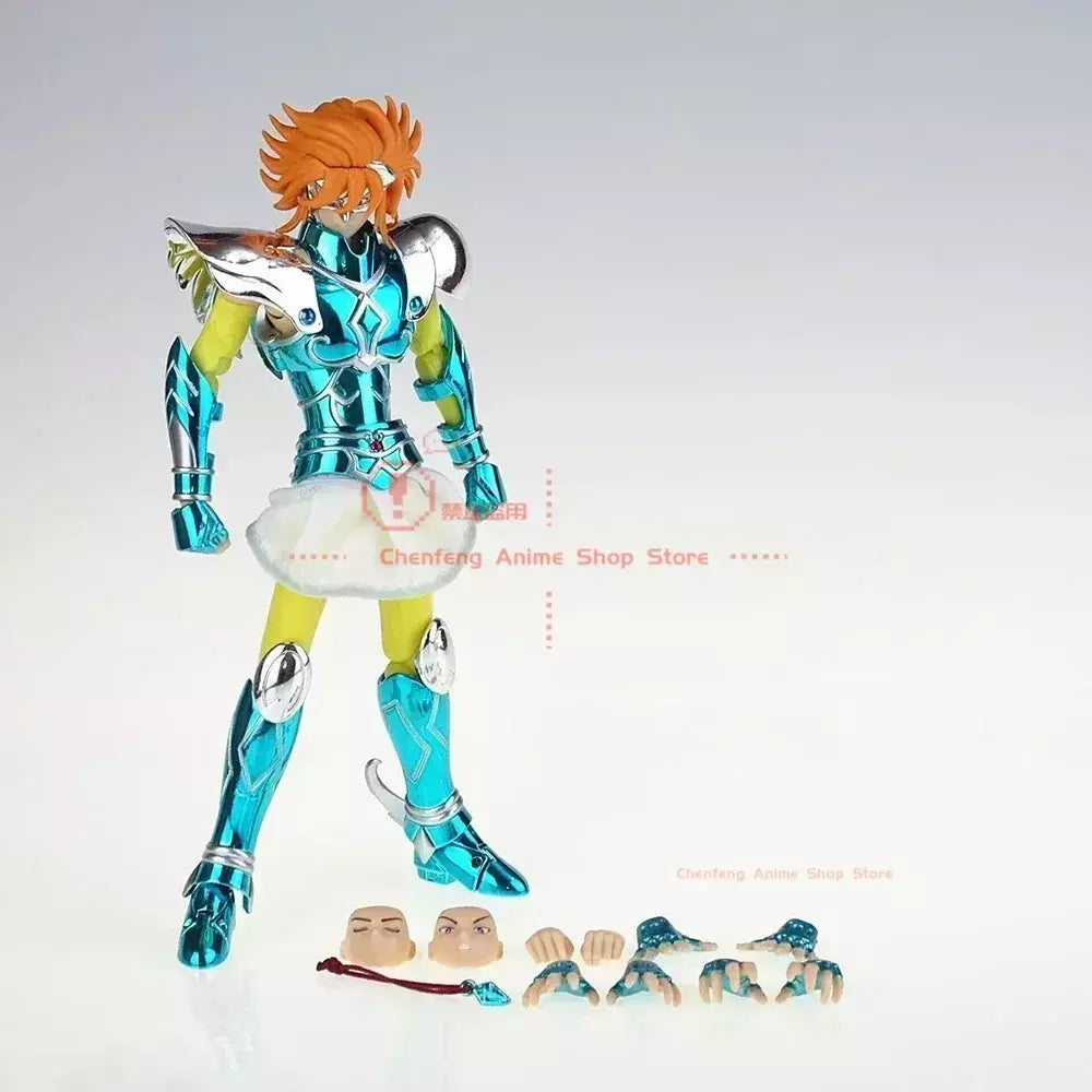 Em estoque cs saint seiya mito pano ex anjo touma/icarus cavaleiros do zodíaco armadura de metal anime figura de ação brinquedos presentes do feriado